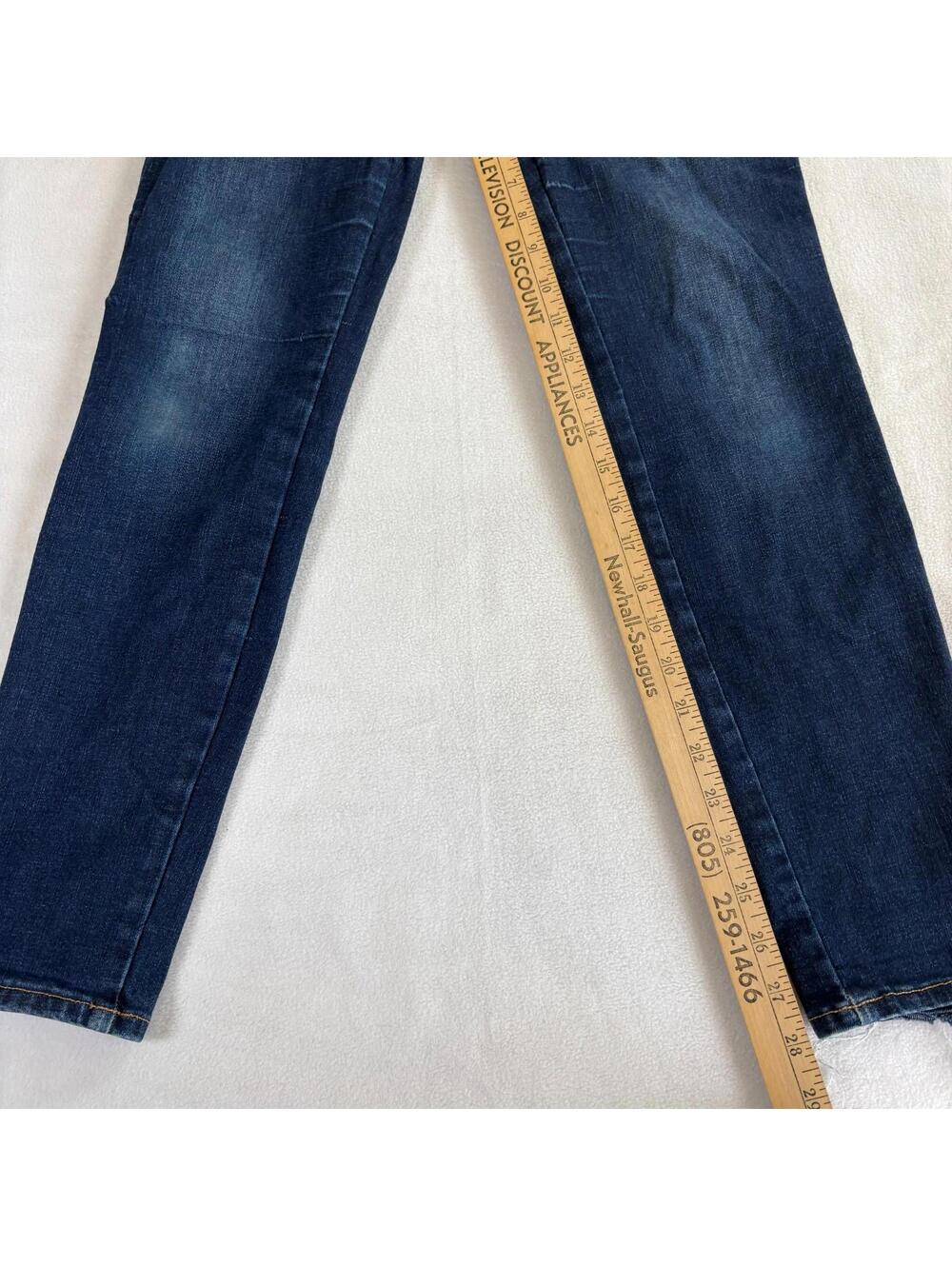 Lucky Brand Uni Fit Skinny Jeans 27x29 Dark Wash Stretch Denim Womens - Picture 2 of 10
